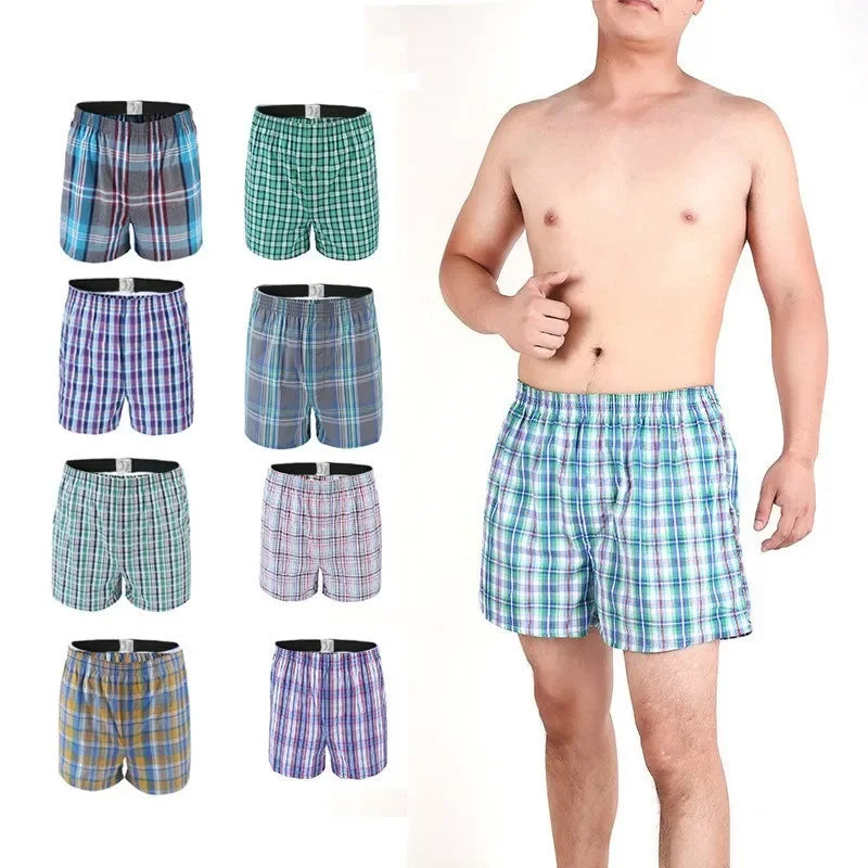 Lot de 5 Boxers Homme en Coton Respirant – Sous-Vêtements Confort Grande Taille