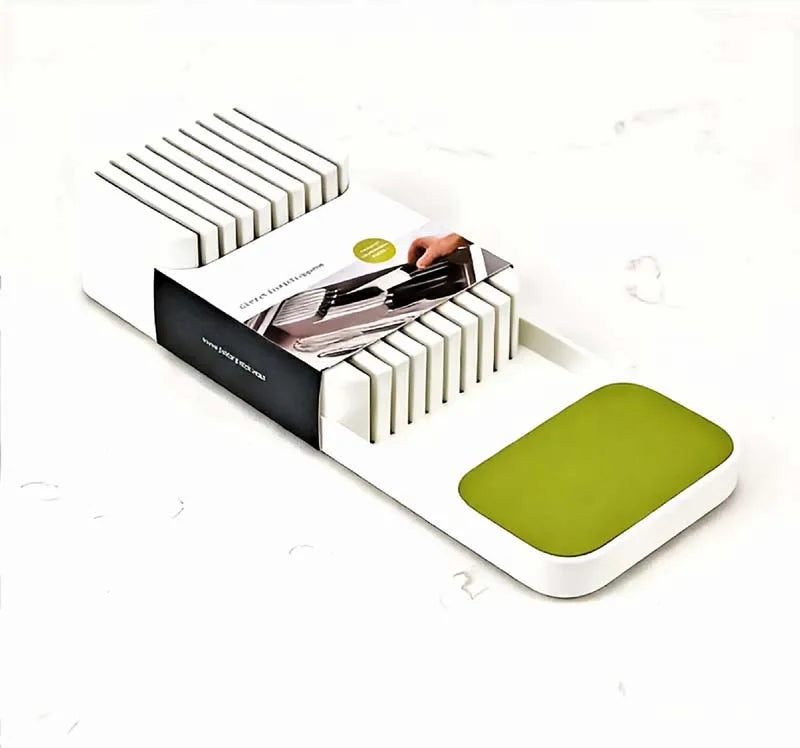 Organisateur Pratique à Tiroir pour Couteaux de Cuisine