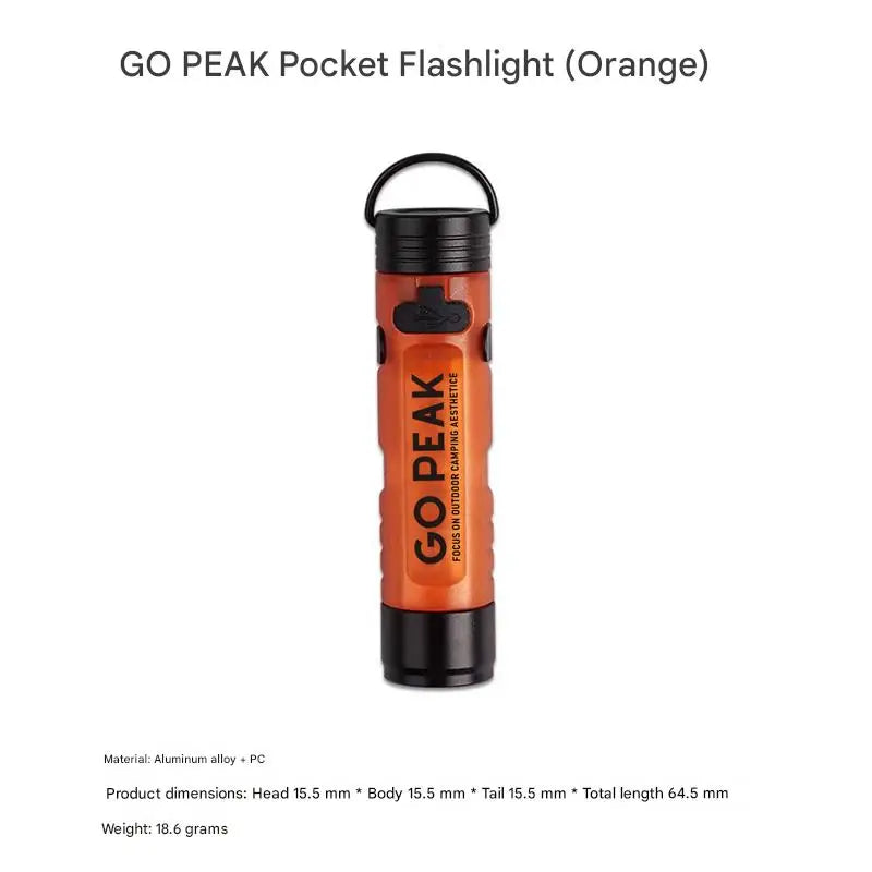 Mini Lampe de Poche LED Magnétique Rechargeable – Compacte et Portable pour Camping, Outdoor & Urgences