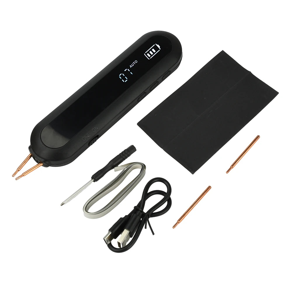 Mini Soudeuse par Points Portable – 12 Vitesses Réglables avec Éclairage LED