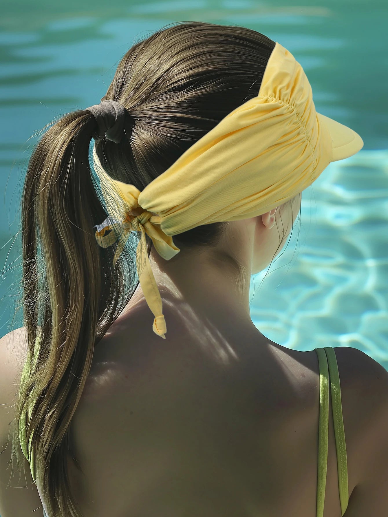 Visière de Soleil Femme Anti-UV — grand bord, haut ouvert