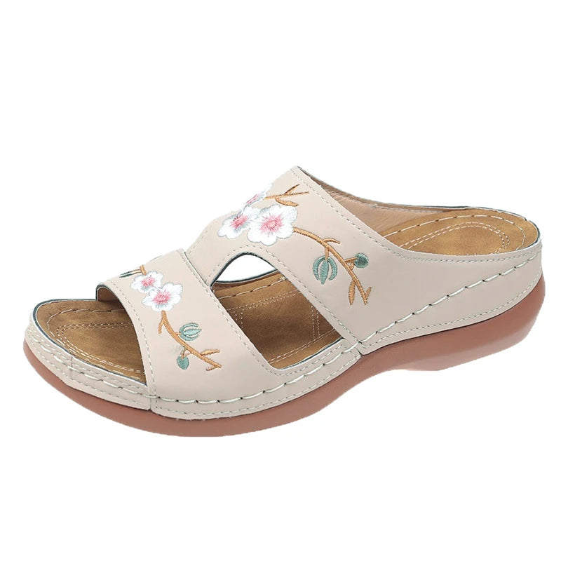 Sandales Mules Orthopédiques à Plateforme Femme – Multi-Brides