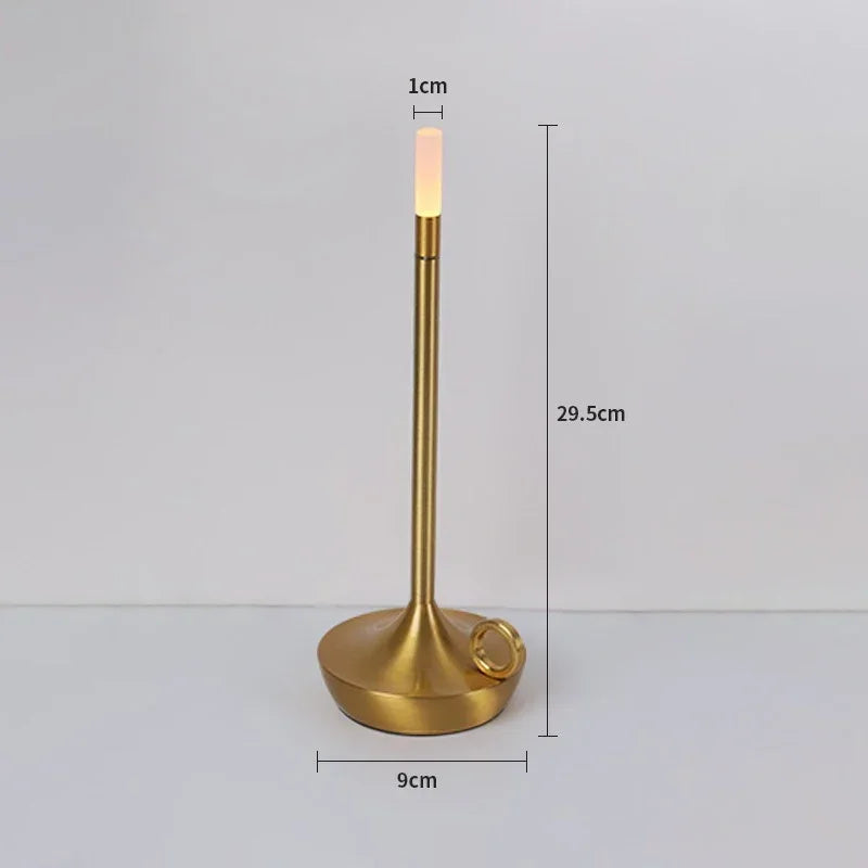 Bougie Cierge LED USB Tactile à Intensité Réglable