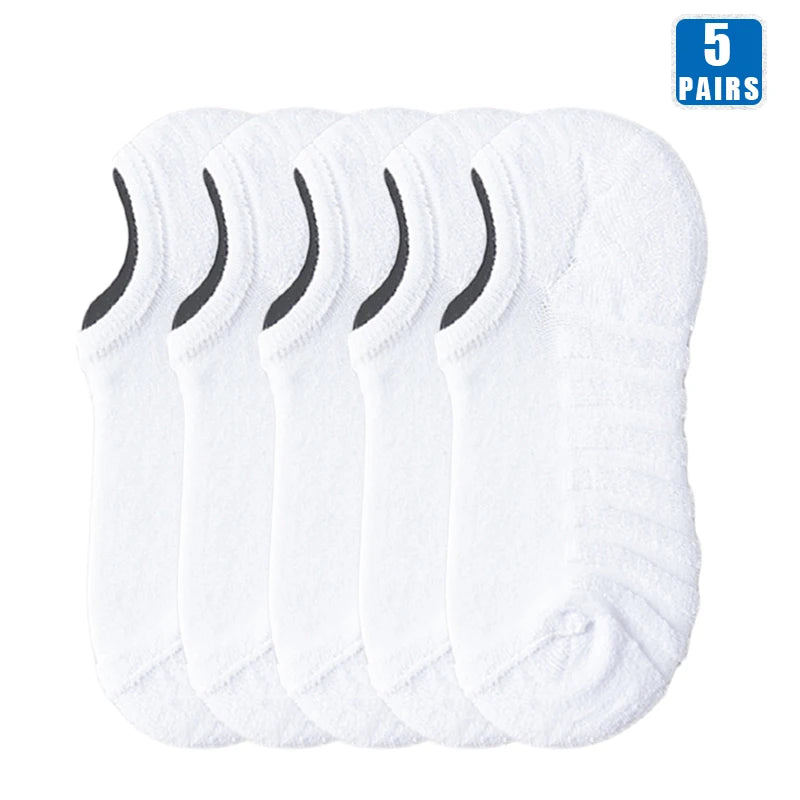 Chaussettes Invisibles Respirantes en Coton Texturé Antidérapant - Homme