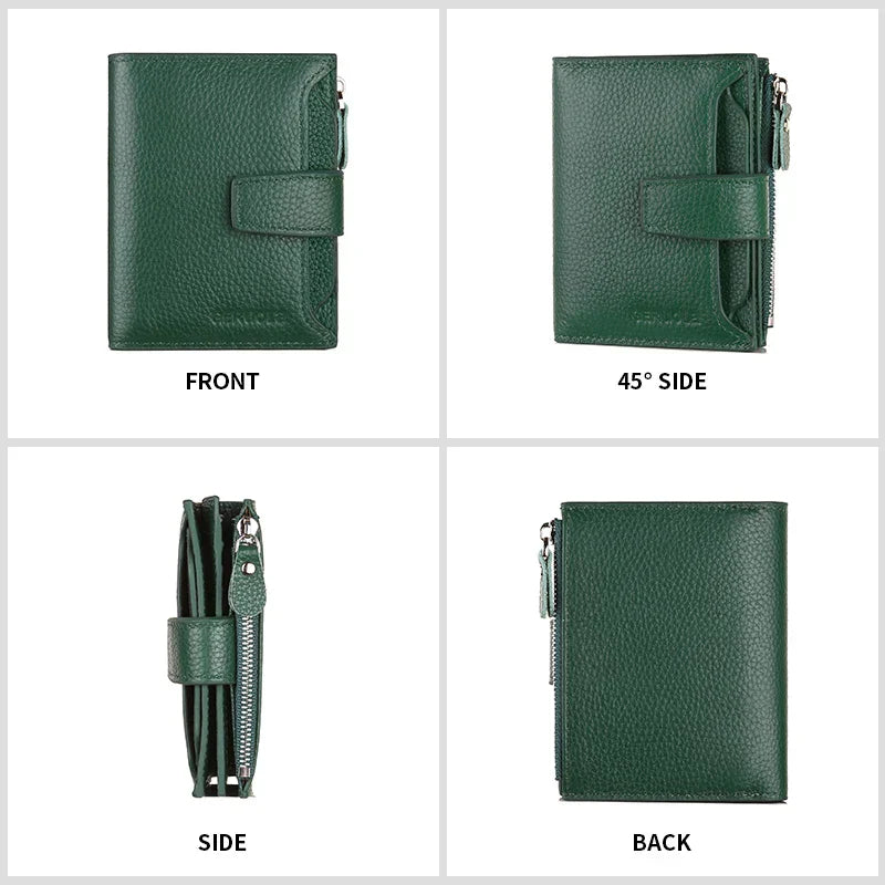 Portefeuille RFID en Cuir PU Grande Capacité