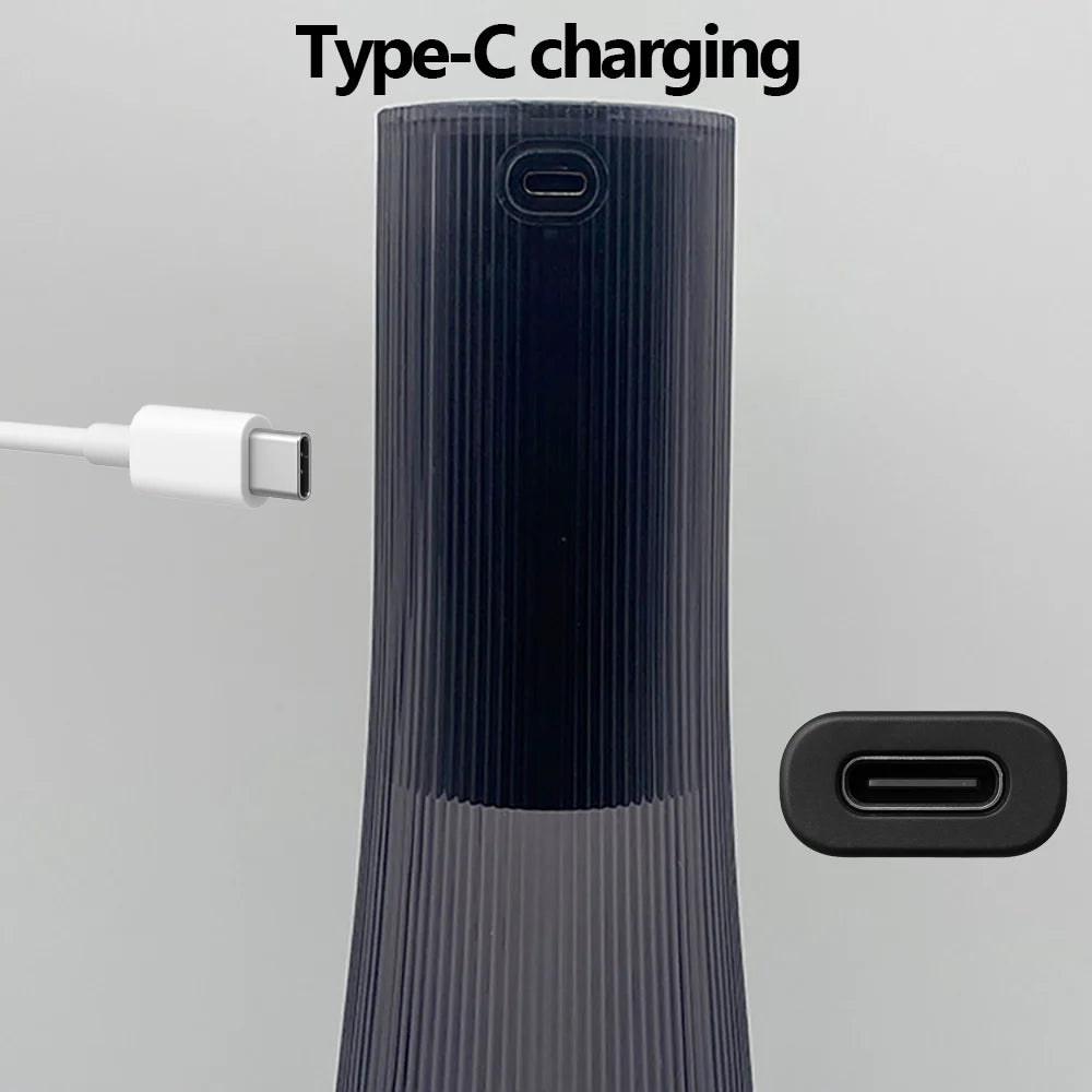 Lampe de Table Cône Rechargeable USB en Acrylique Tacile Réglable