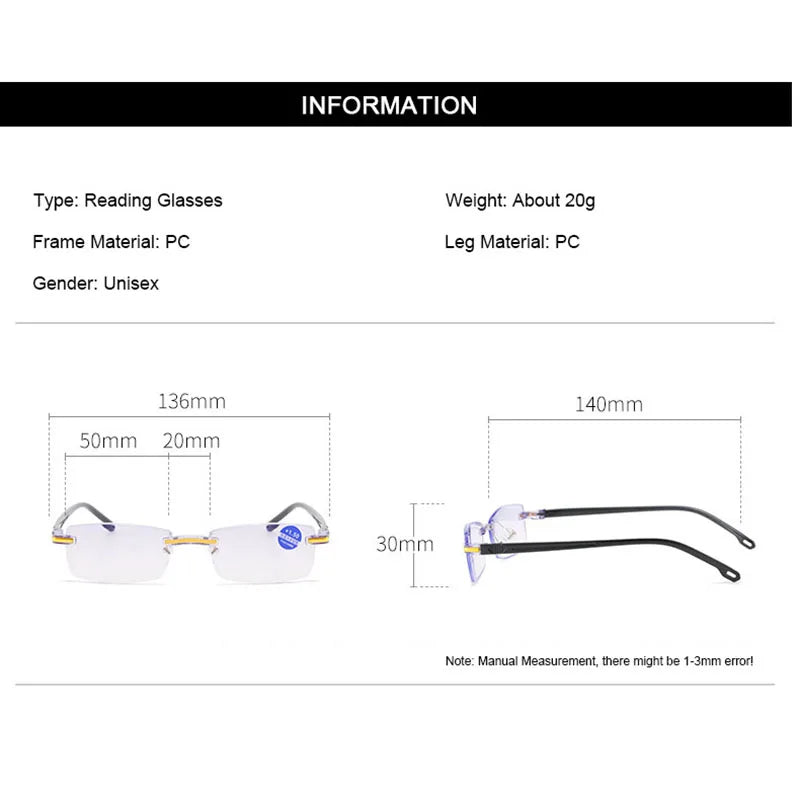 Lunettes de lecture incassables et anti-lumière bleue + 1 Paire OFFERTE