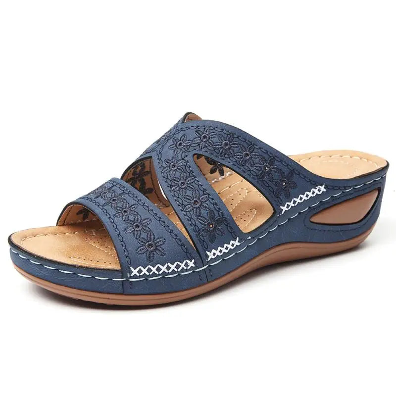 Sandales Mules Orthopédiques à Plateforme Femme – Multi-Brides