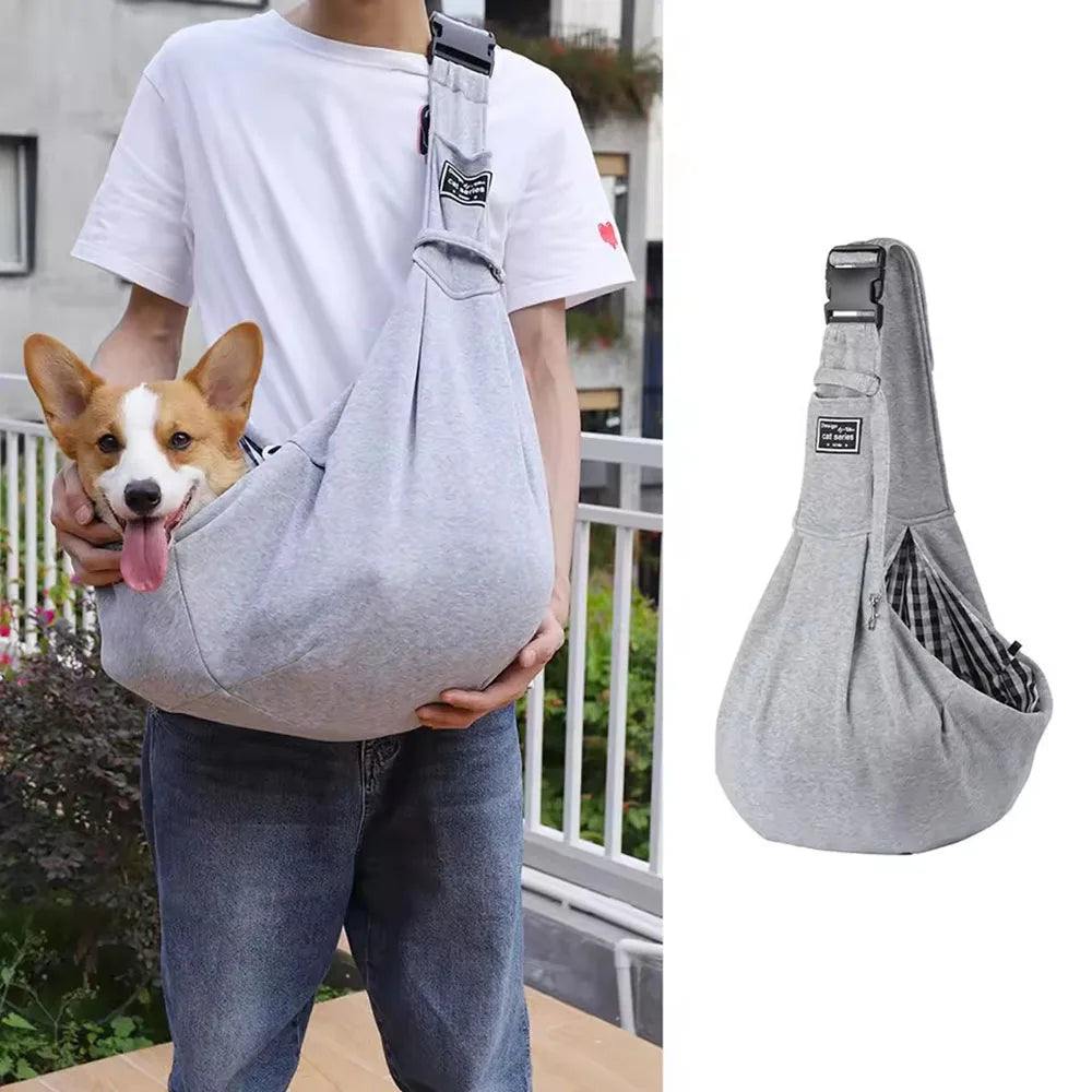 Sac de Transport à Bandoulière pour Chien et Chat – Confortable et Portable