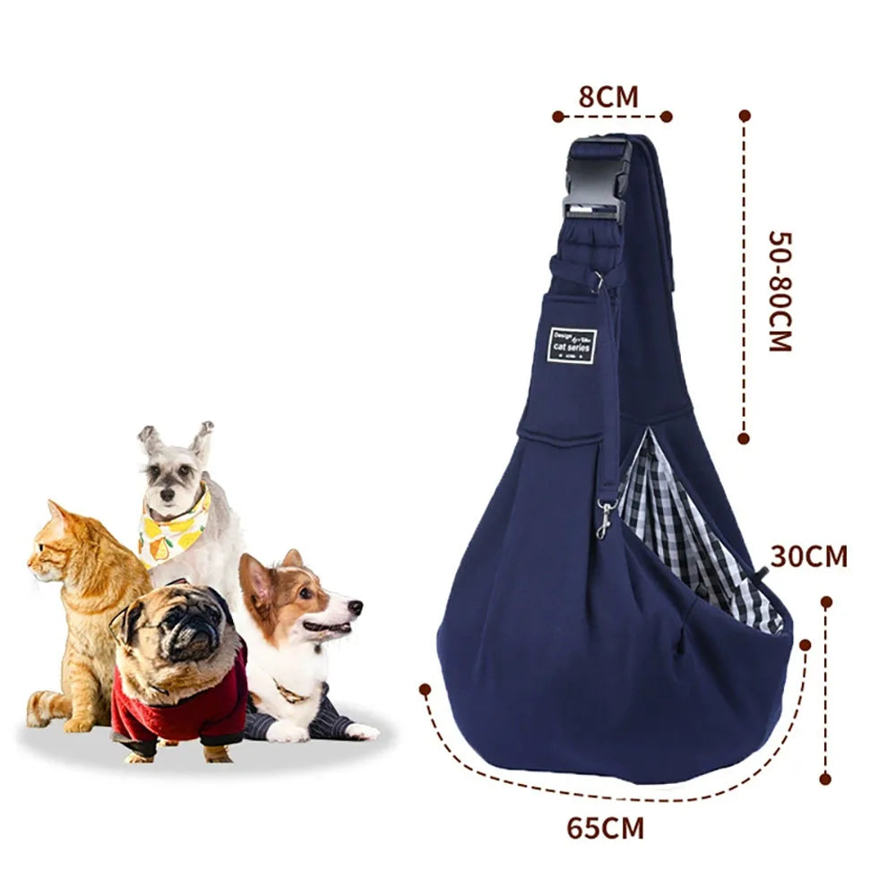 Sac de Transport à Bandoulière pour Chien et Chat – Confortable et Portable