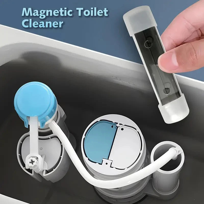Nettoyant Magnétique pour Toilettes Anti-Calcaire Longue Durée pour Réservoir et Cuvette WC - 3 ACHETÉS = 1 OFFERT