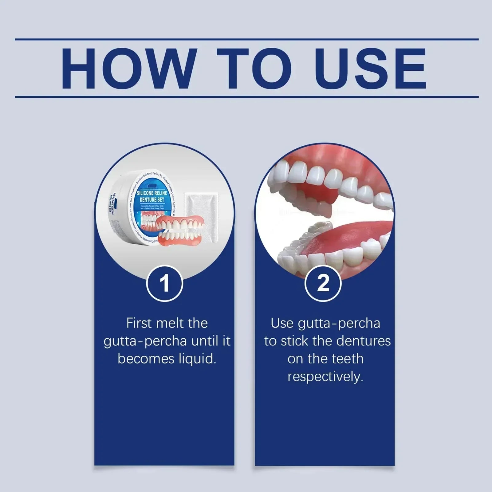 Kit de Prothèse Dentaire - Correction Instantanée du Sourire