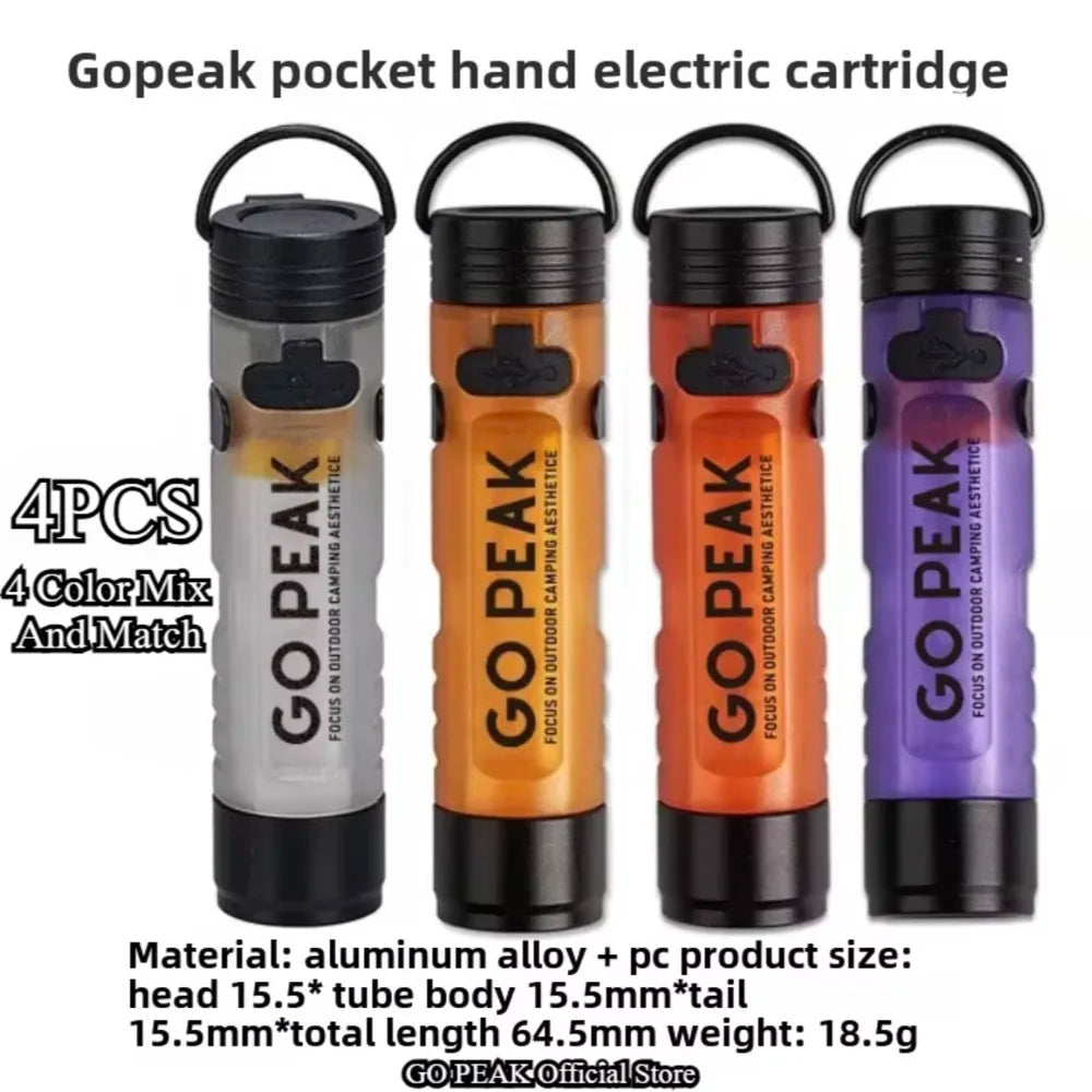 Mini Lampe de Poche LED Magnétique Rechargeable – Compacte et Portable pour Camping, Outdoor & Urgences