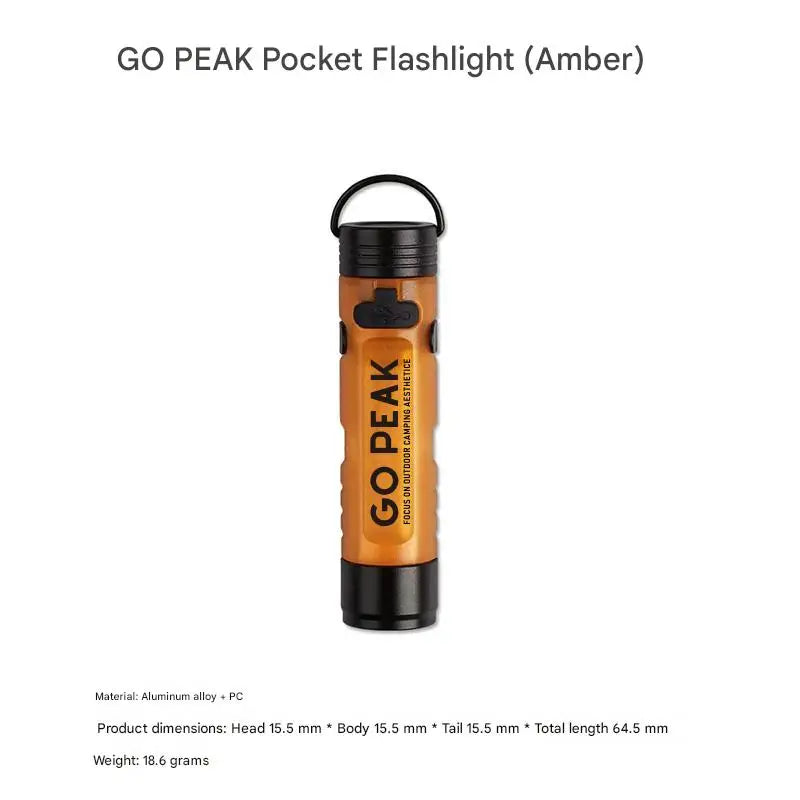 Mini Lampe de Poche LED Magnétique Rechargeable – Compacte et Portable pour Camping, Outdoor & Urgences