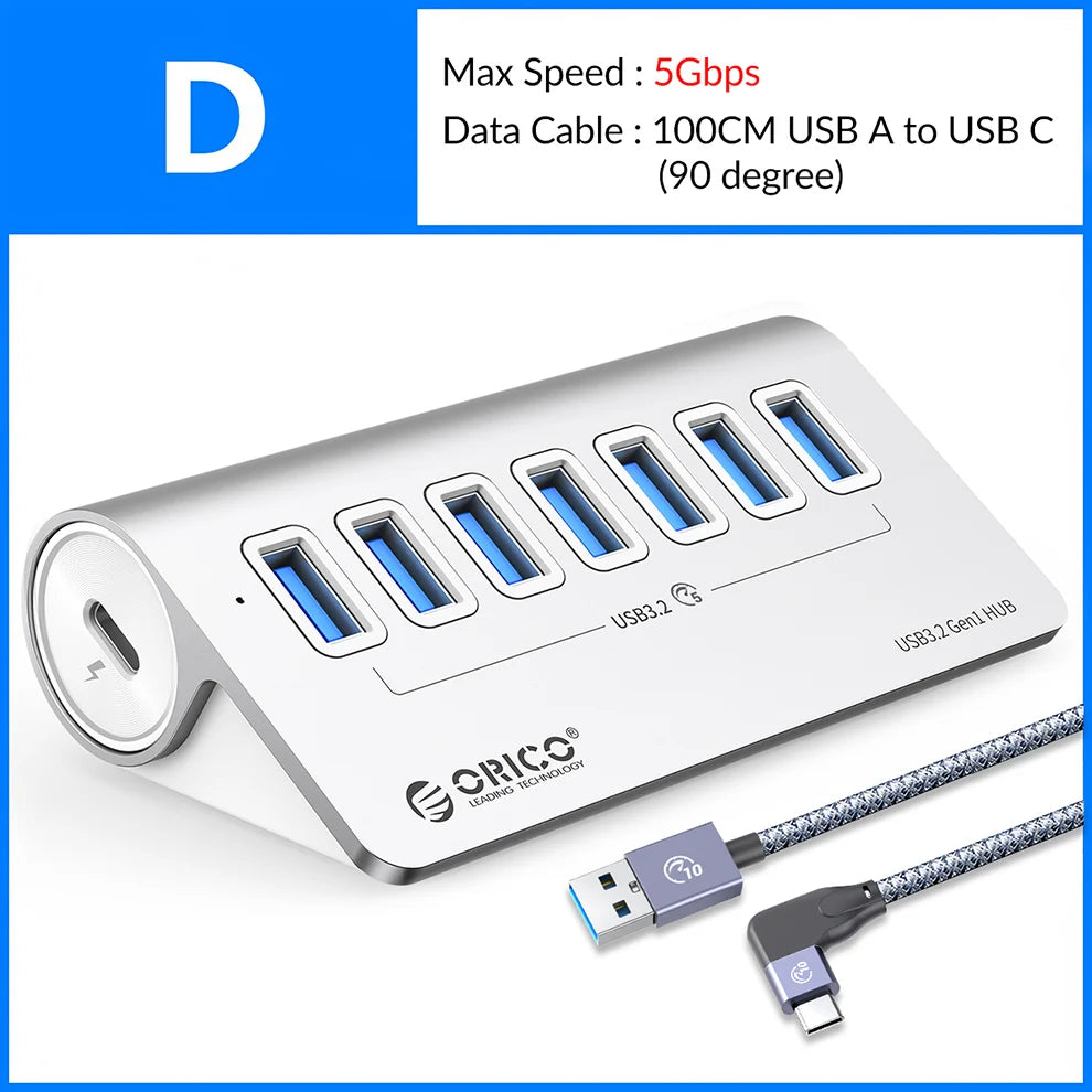 Station Hub USB Multiports 10 Gbps – 4/7 Ports USB, USB-C, SD & TF
