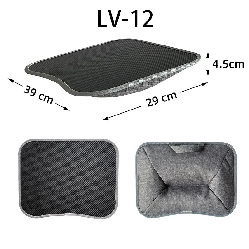 Bureau de voyage multifonctionnel pour ordinateur portable avec coussin