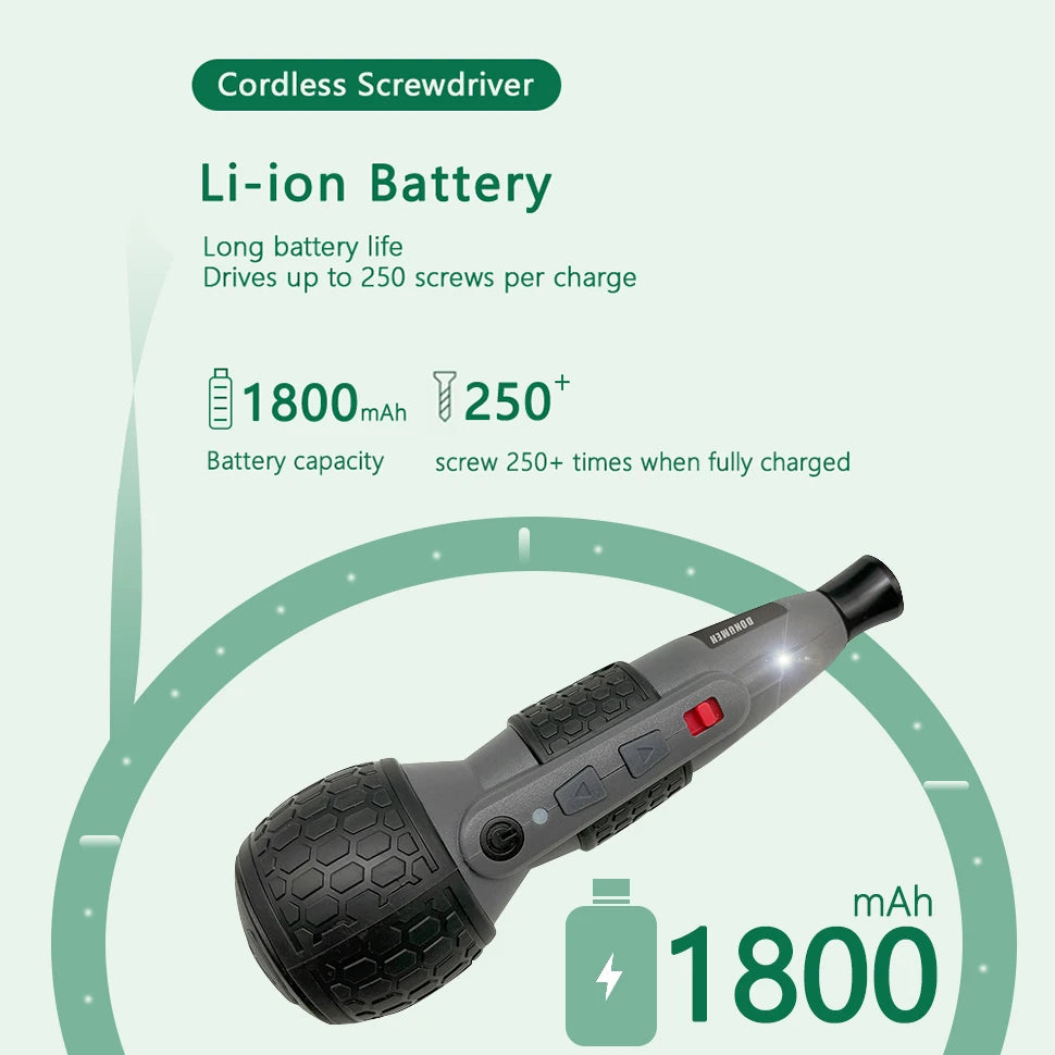 Tournevis électrique sans fil 3,6V — Mini perceuse USB avec réglage du couple