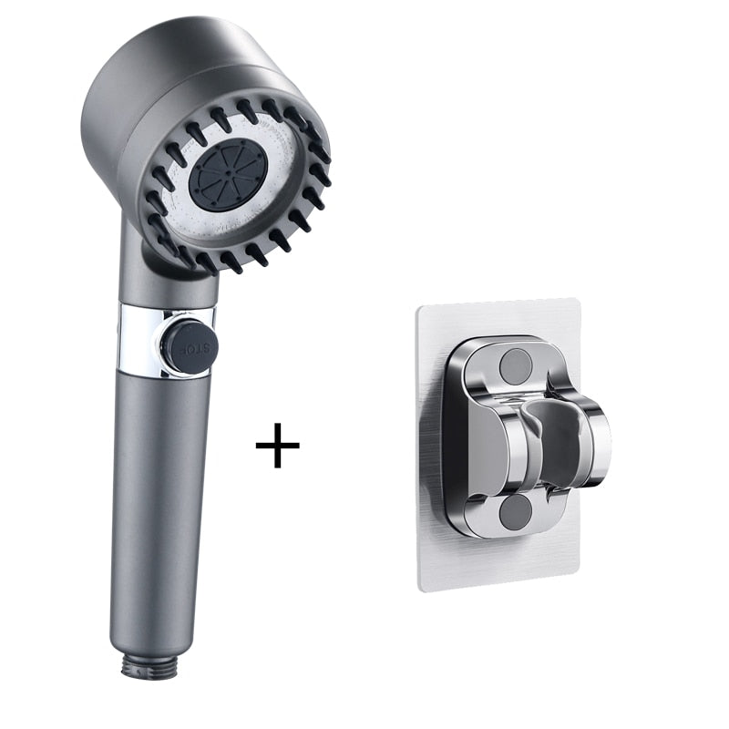 Cabezal de ducha de alta presión de 3 modos - Sistema de filtro + 10 filtros GRATIS