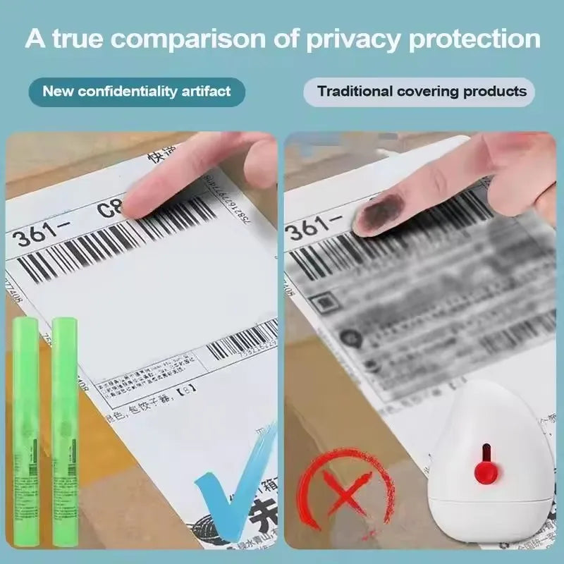 Stylo Pulvérisateur TOP Confidentiality + 2 Solutions Magiques - Effaceur de données