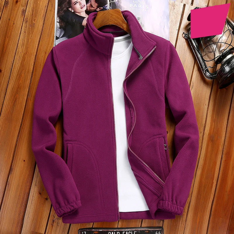 Gilet Polaire Chaud Zip pour Femme
