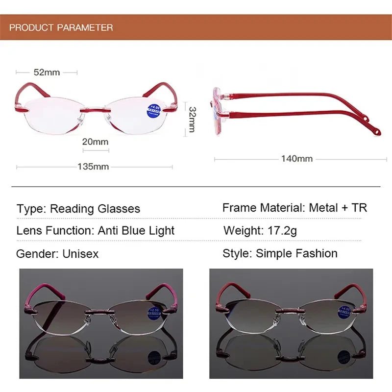 Lunettes de lecture incassables et anti-lumière bleue + 1 Paire OFFERTE