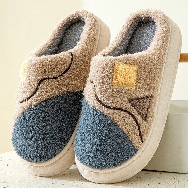 Pantoufles d'hiver en fourrure Fulffy