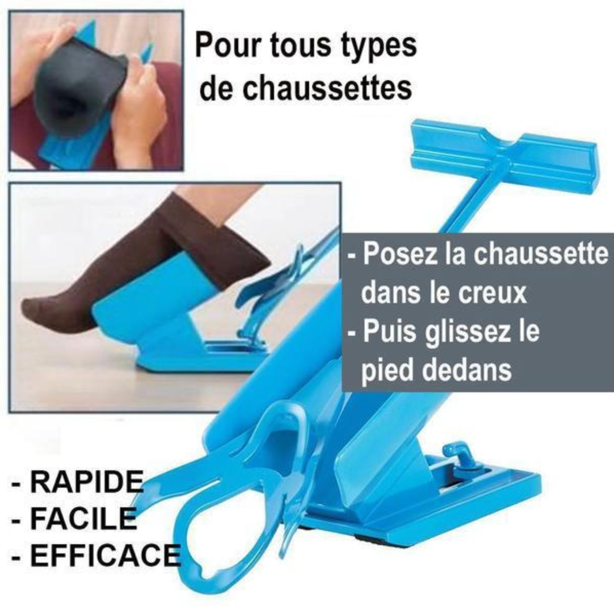 Enfile-chaussettes - Dispositif d'Assistance