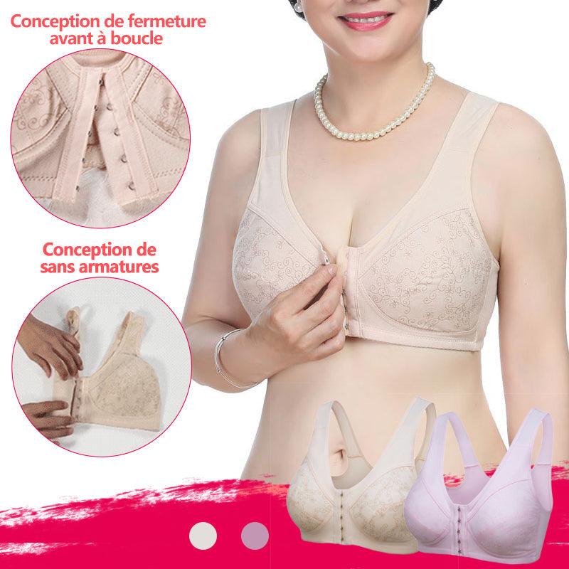 Soutien-gorge en Coton à Fermeture Avant - Stockmania