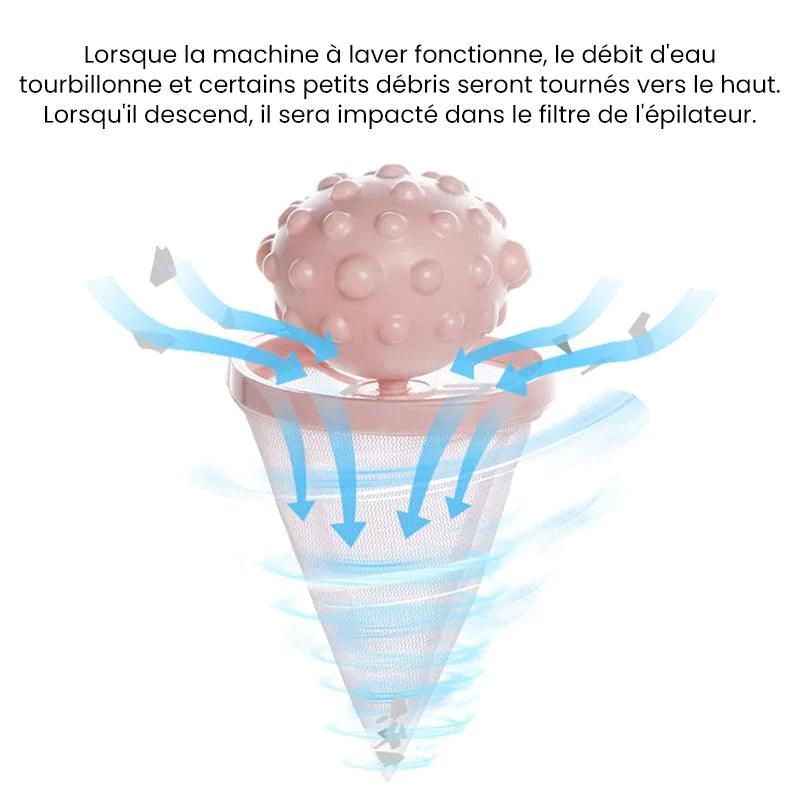 2x Attrapes cheveux & poils pour machine à laver - Stockmania