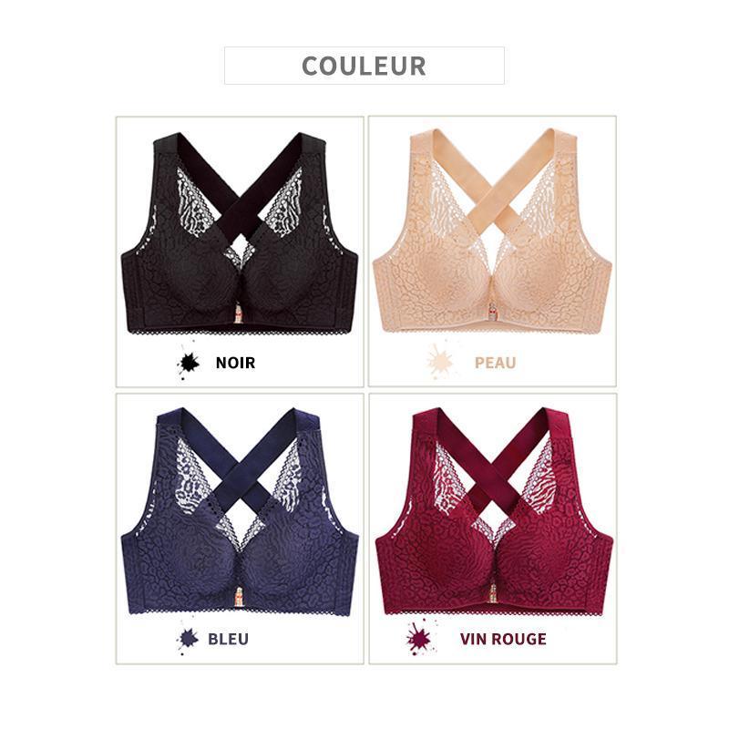 Fermeture Avant Soutien-gorge Avec Bandoulière De Dos Croisé - Stockmania