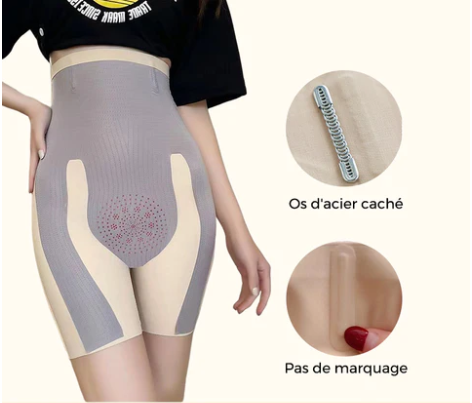 Gaine shorty de contrôle du ventre taille haute