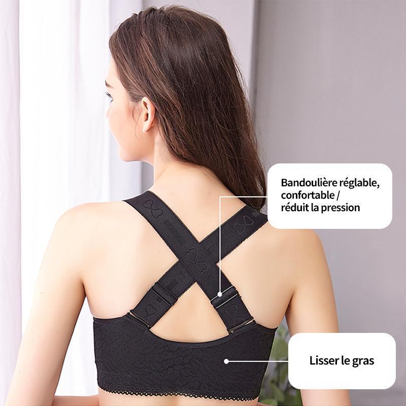 Fermeture Avant Soutien-gorge Avec Bandoulière De Dos Croisé - Stockmania