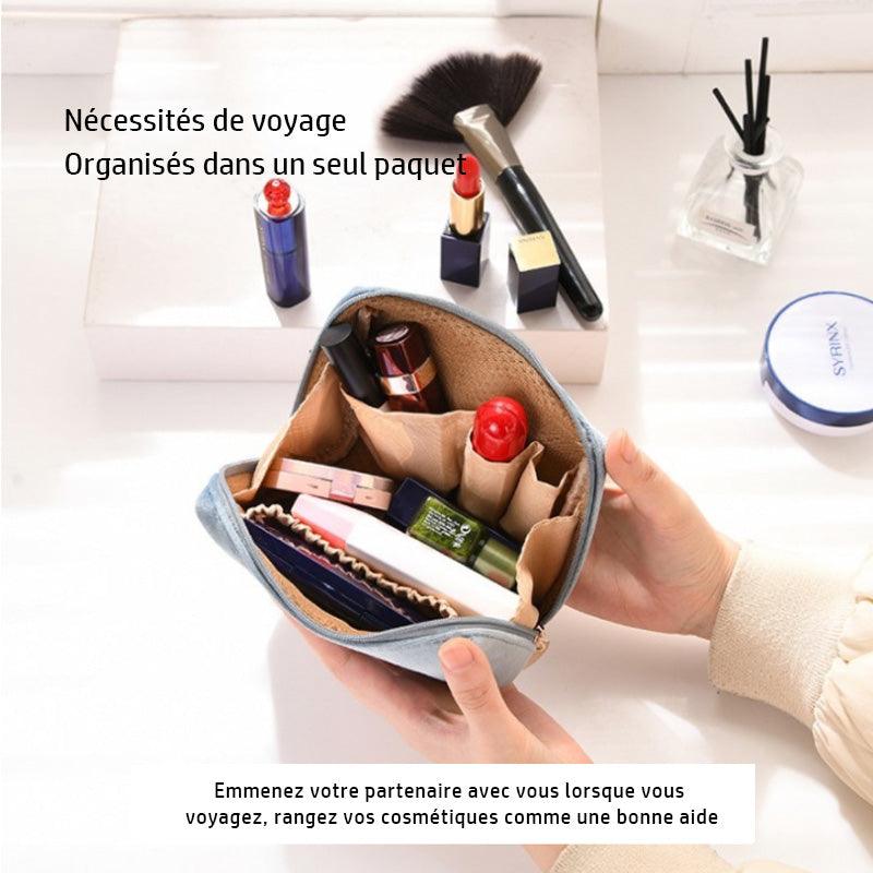 Trousse de Toilette Brodée en Flanelle - Stockmania