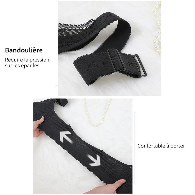 Fermeture Avant Soutien-gorge Avec Bandoulière De Dos Croisé - Stockmania