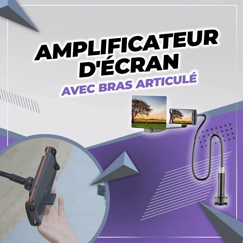 Amplificateur d'écran avec bras articulé