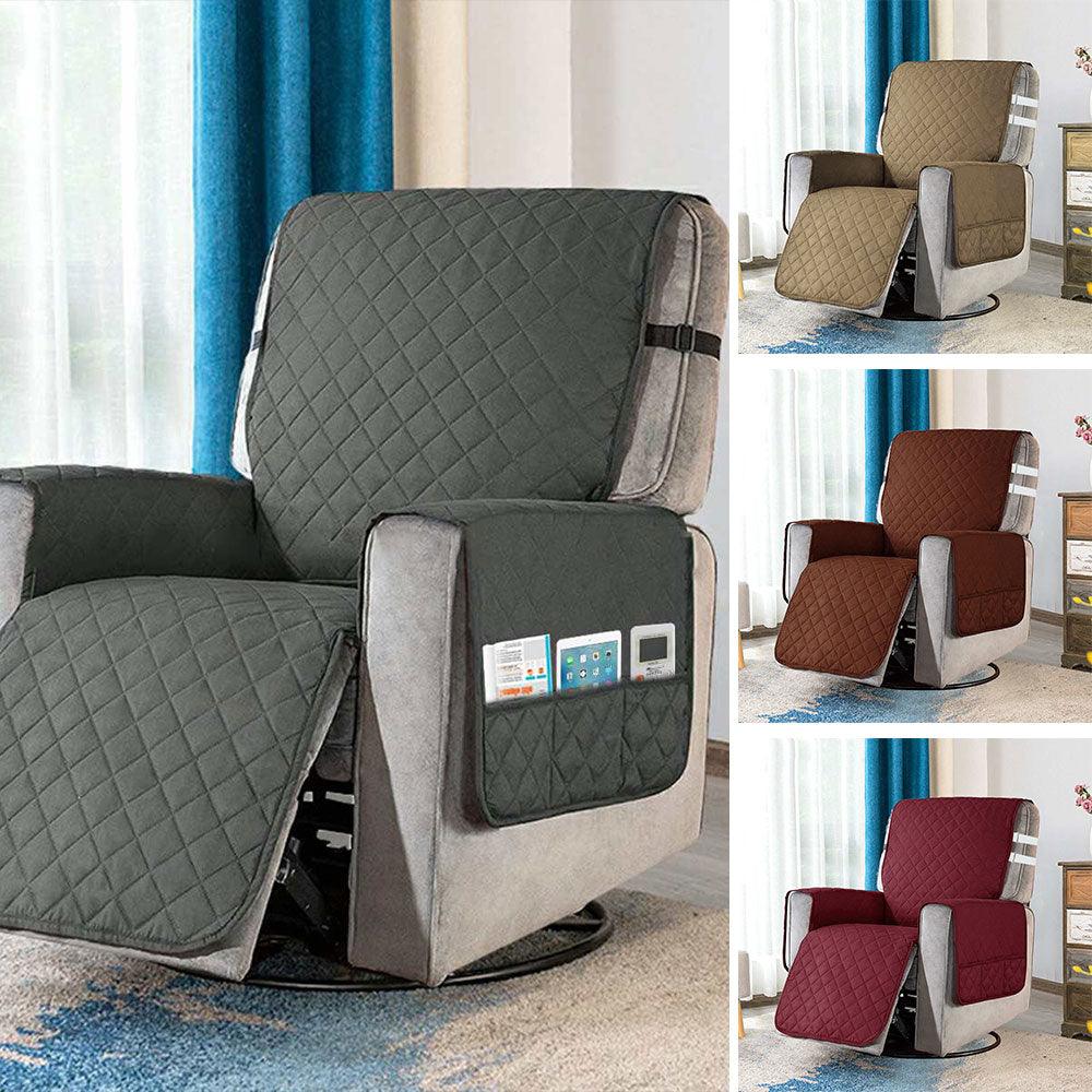 Housse de fauteuil avec poches de rangement - Stockmania