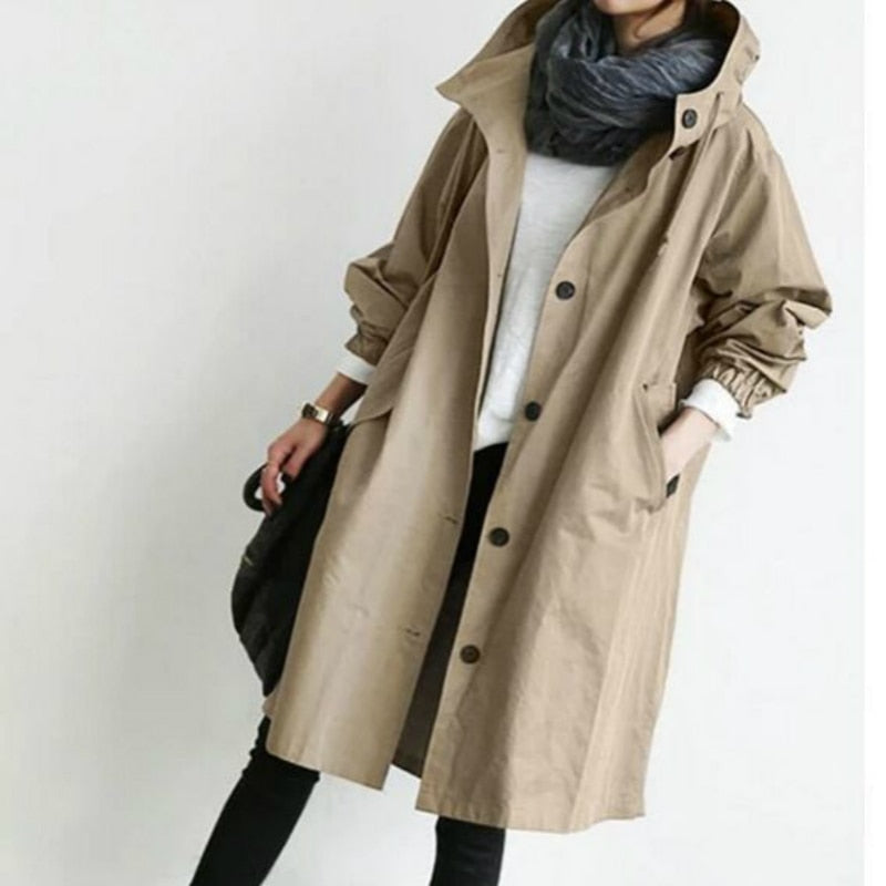 Trench-Coat imperméable et élégant pour femme