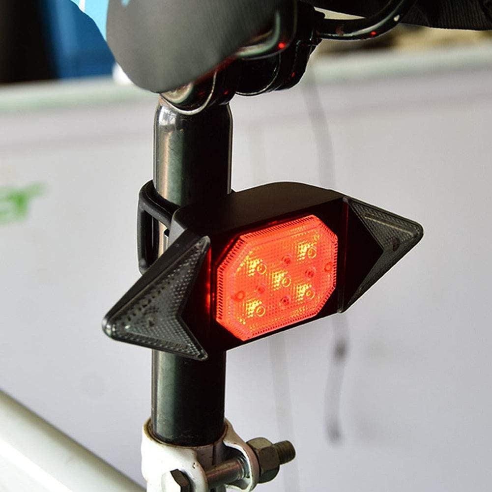 Feu arrière LED pour vélo avec télécommande - Stockmania