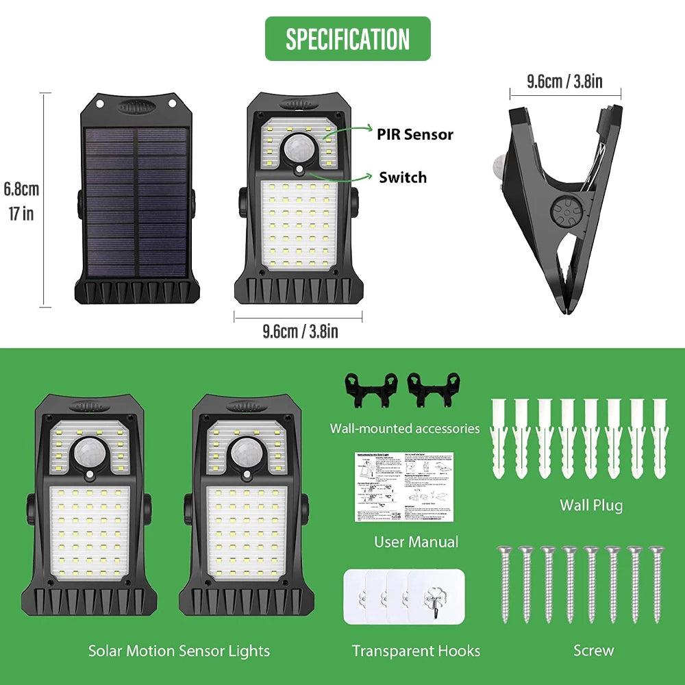 Lampe LED solaire à clipser - Stockmania