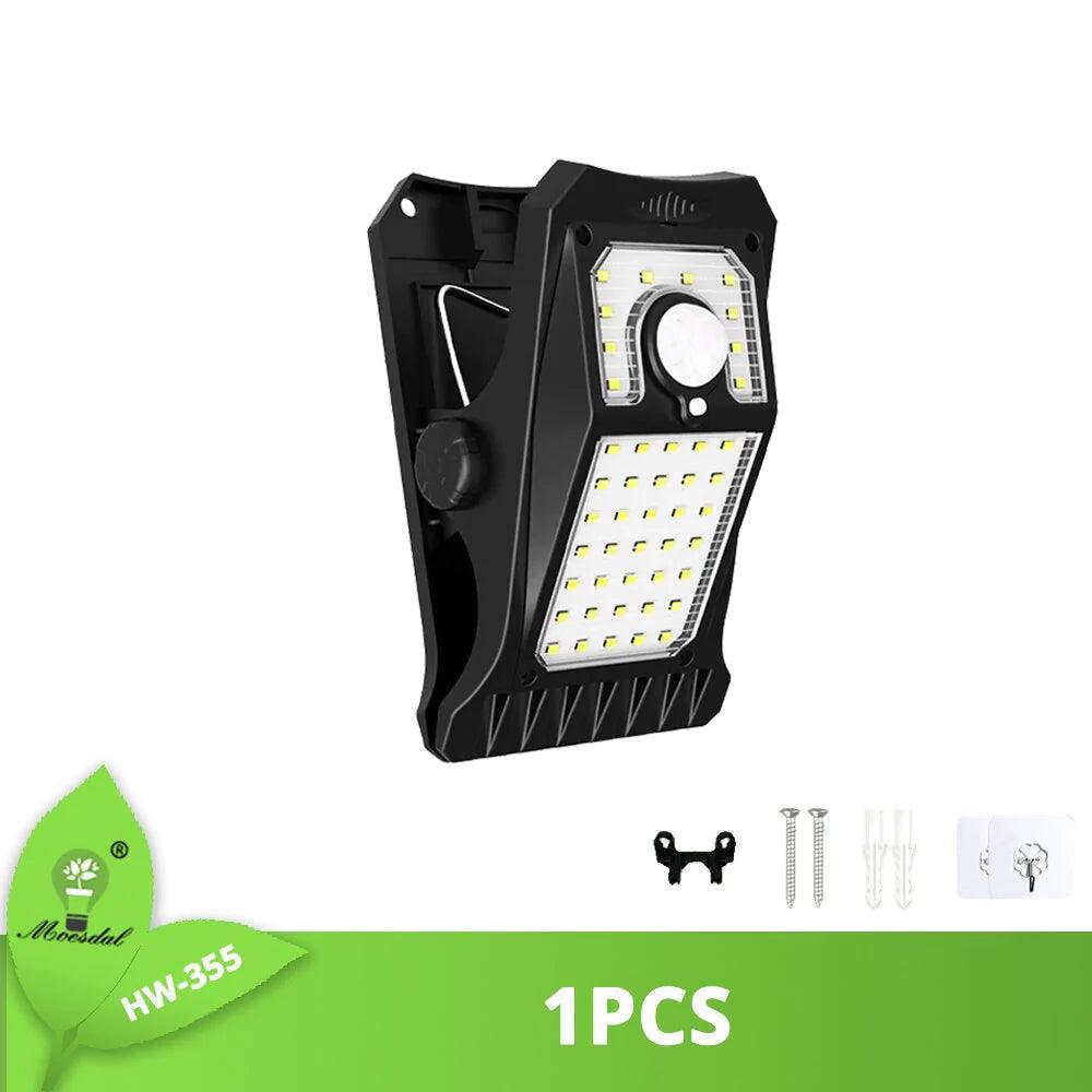 Lampe LED solaire à clipser - Stockmania