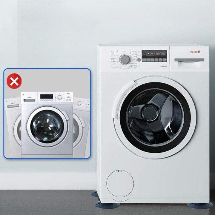 4x Coussins anti-vibrations pour machine à laver