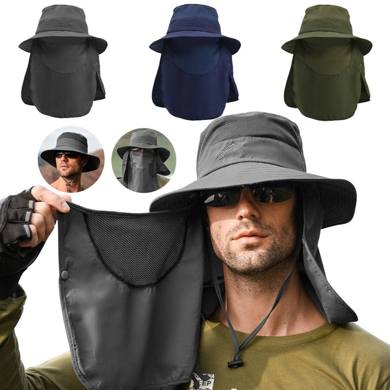Chapeau De Pêche - Protection UV complète