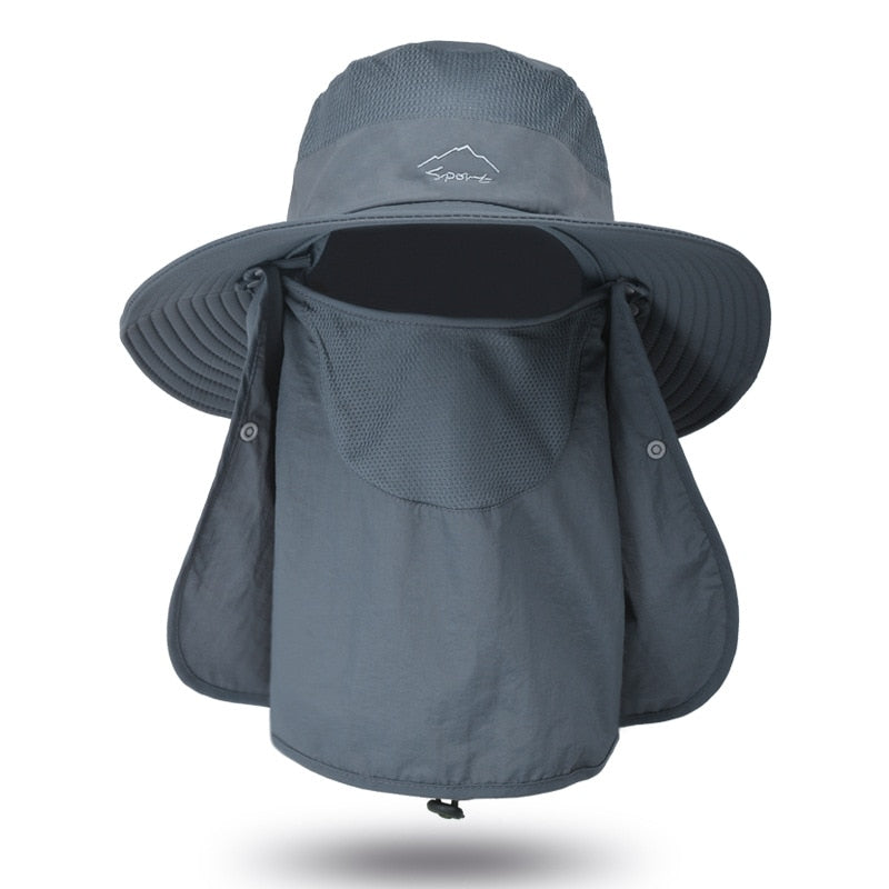 Chapeau De Pêche - Protection UV complète