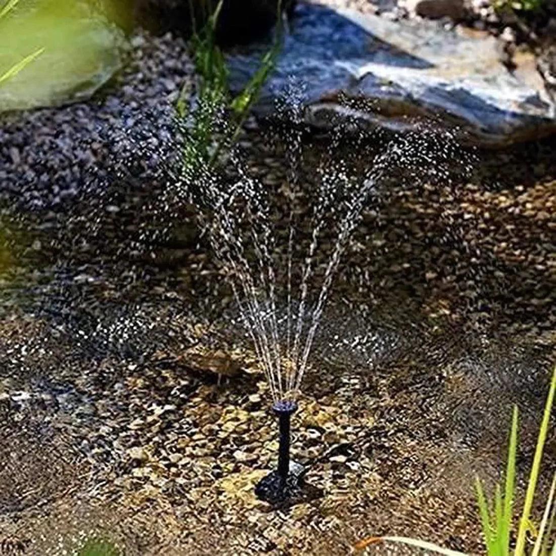 Fontaine solaire - panneau indépendant - Stockmania