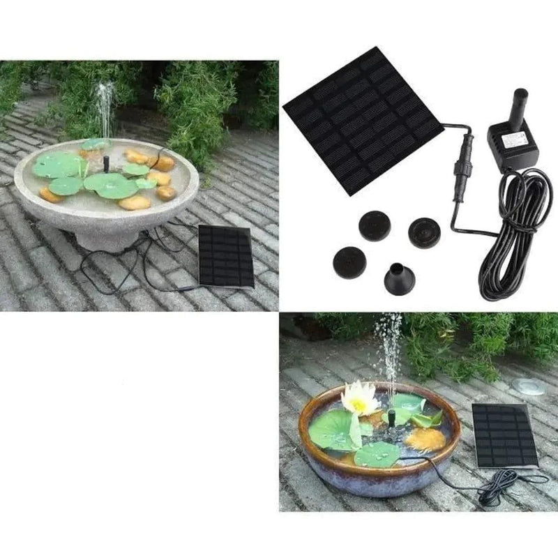 Fontaine solaire - panneau indépendant - Stockmania
