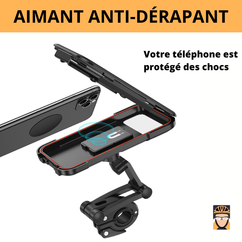 SUPPORT TELEPHONE VELO PHONEBIKE™ | ROTATIF À 360° ET TACTILE